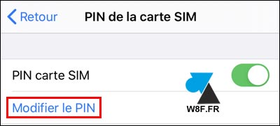 tutoriel iOS iPhone iPad changer code PIN