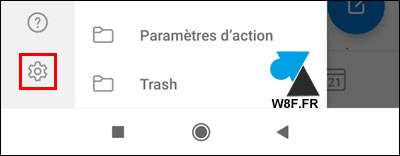 tutoriel Outlook Android paramètres