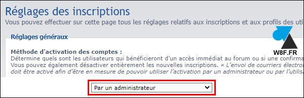 tutoriel phpbb approuver les inscriptions