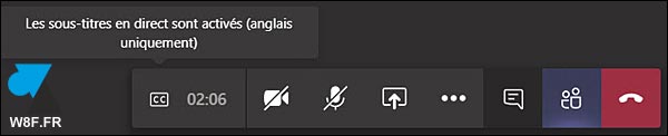 tutoriel Microsoft Teams transcription écrite réunion audio video subtitles