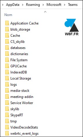 tutoriel Microsoft Teams appdata cache
