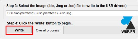 tutoriel memtest clé usb bootable