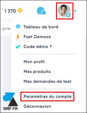 tutoriel supprimer compte Demooz