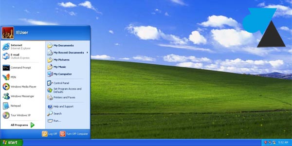 tutoriel Windows XP colline