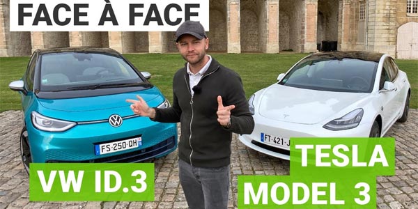 tesla model 3 vs vw id3