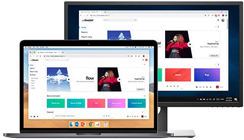 Deezer ordinateur PC Mac web