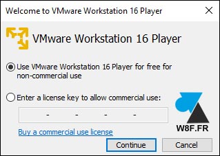 vmware workstation 16 pro vs player licence