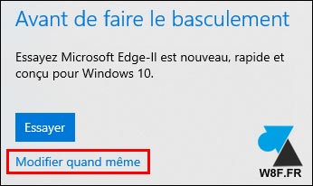 tutoriel Windows 10 changer navigateur web par défaut