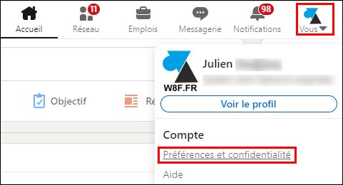 tutoriel supprimer compte Linkedin