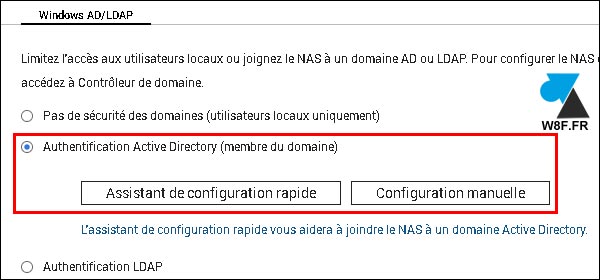 tutoriel NAS QNAP joindre Active Directory AD