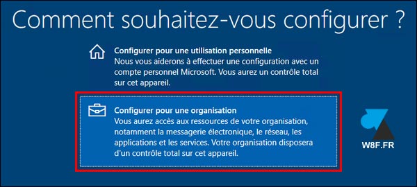 tutoriel configurer compte local Windows 10