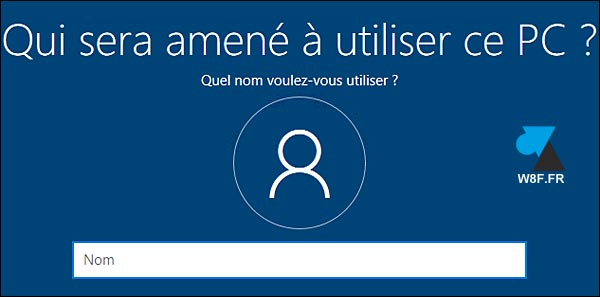 tutoriel configurer compte local Windows 10