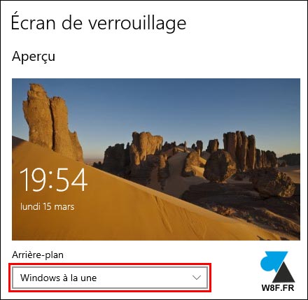 tutoriel Windows 10 parametres ecran verrouillage Windows à la une