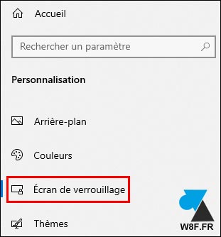 tutoriel Windows 10 parametres ecran verrouillage