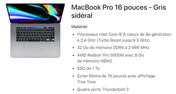 Apple Macbook Pro 16