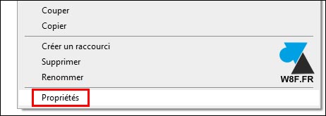 tutoriel ouvrir propriétés fichier dossier repertoire Windows 10