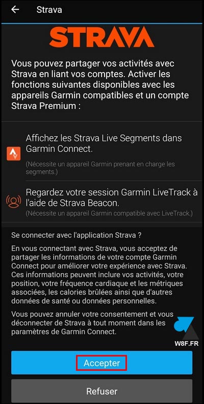 tutoriel connecter Garmin Strava