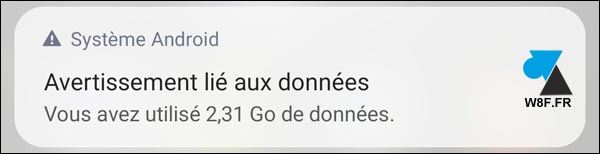tutoriel Samsung Android limite quota données mobiles 4G