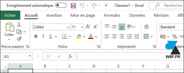 tutoriel Microsoft Excel theme blanc