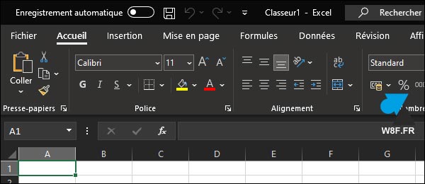 tutoriel Microsoft Excel theme noir