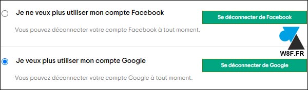 tutoriel déconnecter Google Facebook de Tripadvisor