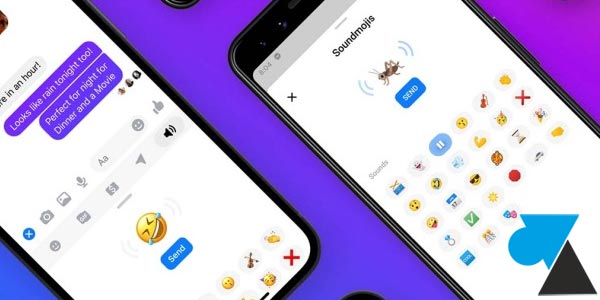Facebook Messenger soundmoji emoji audio