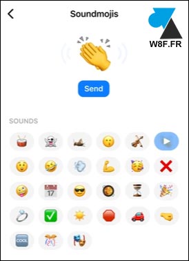 Facebook Messenger soundmoji emoji audio