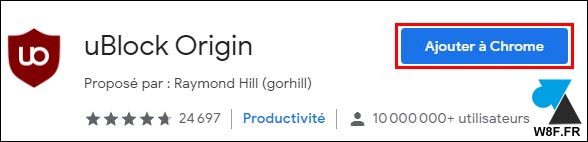 tutoriel installer uBlock Origin sur Google Chrome bloquer publicités