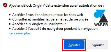 tutoriel installer uBlock Origin sur Firefox bloquer pub