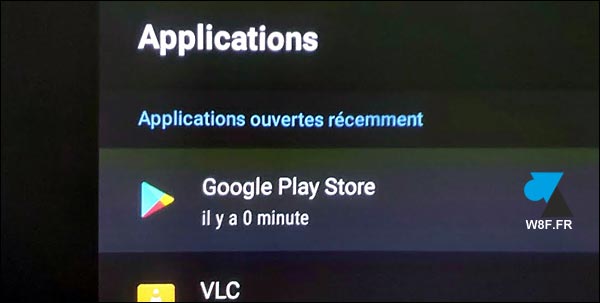 tutoriel Android TV mise à jour application