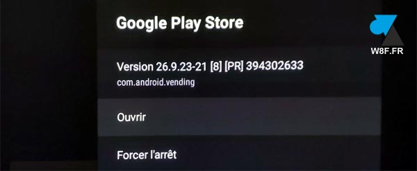tutoriel Android TV mise à jour Google Play Store