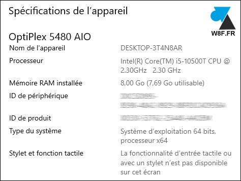 test Dell OptiPlex 5480 AIO specs