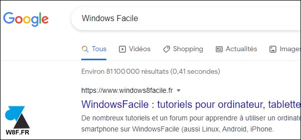 google windows facile