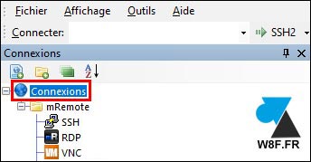 tutoriel mRemoteNG connexions