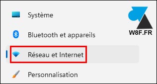 tutoriel Windows 11 paramètres reseau internet W11