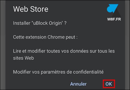 tutoriel installer bloqueur publicité Android Kiwi uBlock