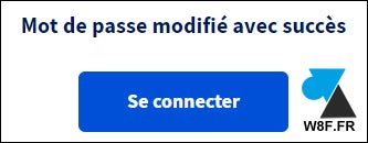 tutoriel OVH modifier mot de passe password