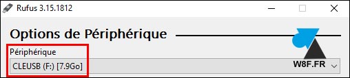 tutoriel Rufus clé usb Windows 10 11