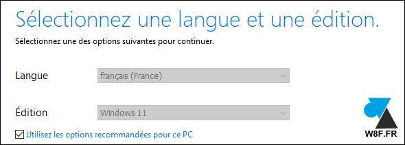 tutoriel télécharger Windows 11 clé USB W11