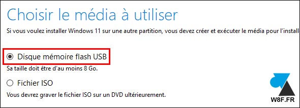 tutoriel télécharger Windows 11 clé USB W11
