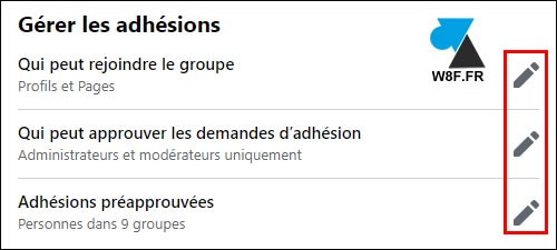 tutoriel Facebook créer groupe FB paramètres