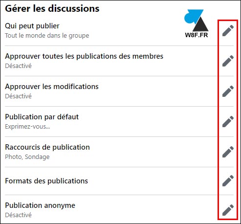 tutoriel Facebook créer groupe FB configuration