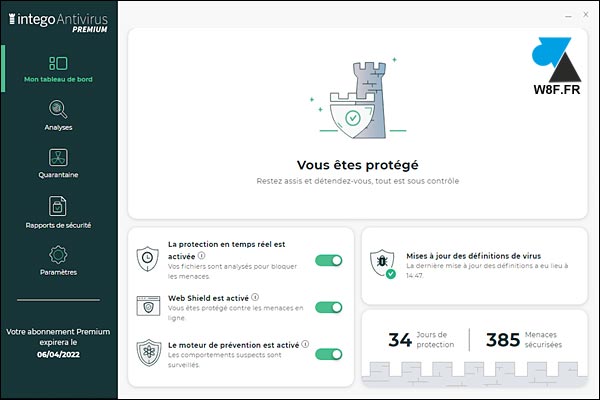 tutoriel Intego antivirus