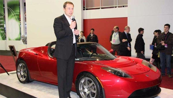 Tesla Roadster photo Elon Musk