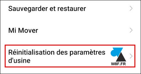 tutoriel Xiaomi reset smartphone Android MIUI