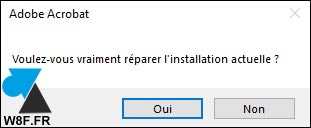 tutoriel Adobe Acrobat Reader réparer logiciel