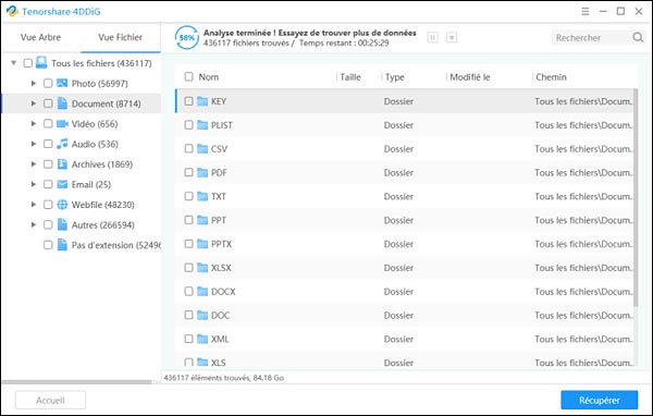 tutoriel Tenorshare 4DDiG