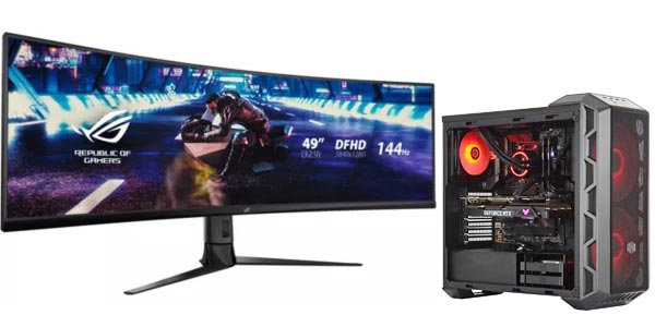 PC gamer écran 49 pouces