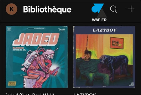 tutoriel Spotify supprimer playlist favori
