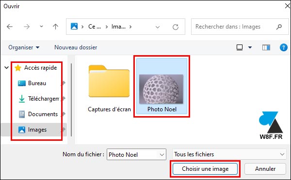 tutoriel Windows 11 photo perosnnelle